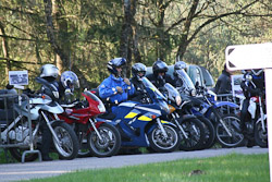 Week-end moto avec les gendarmes!